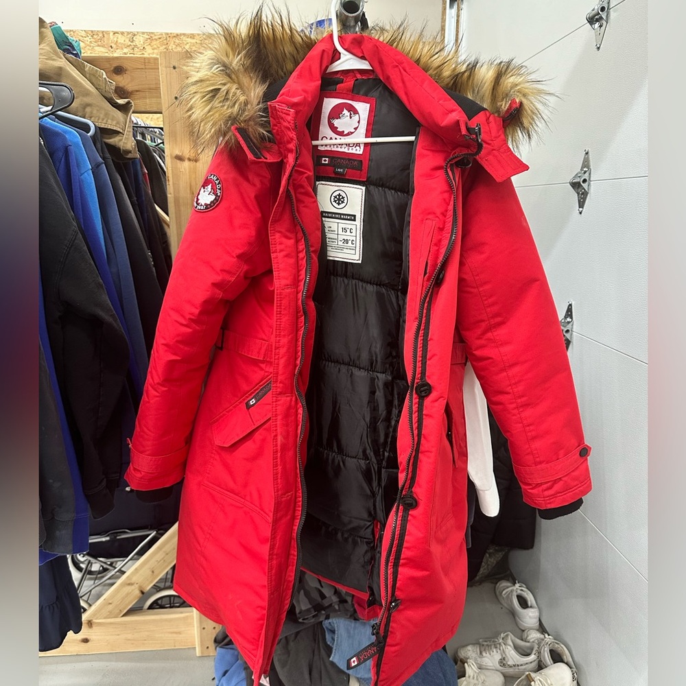 CANADA WEATHERGEAR - Red coat - VERY warm